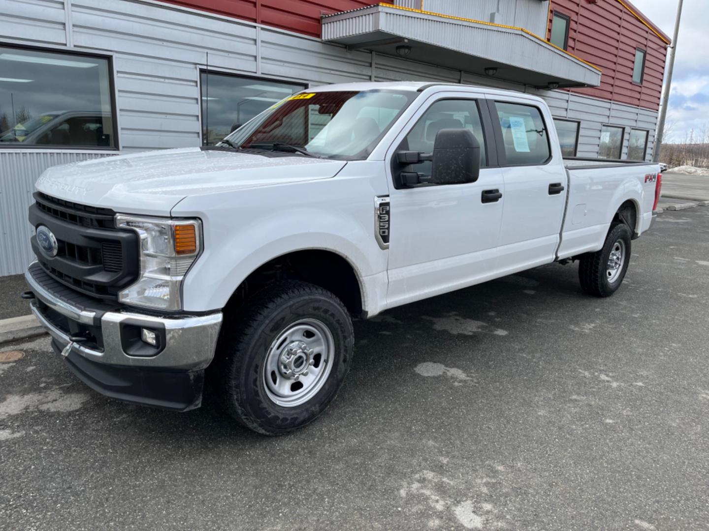 2021 WHITE FORD F-350 SUPER DUT XL (1FT8W3B60ME) with an 6.2L engine, Automatic transmission, located at 1960 Industrial Drive, Wasilla, 99654, (907) 274-2277, 61.573475, -149.400146 - Photo#0